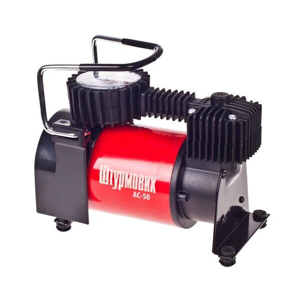 

Компрессор "Штурмовик" AC-50 150psi / 14Amp / 37л / прикуриватель