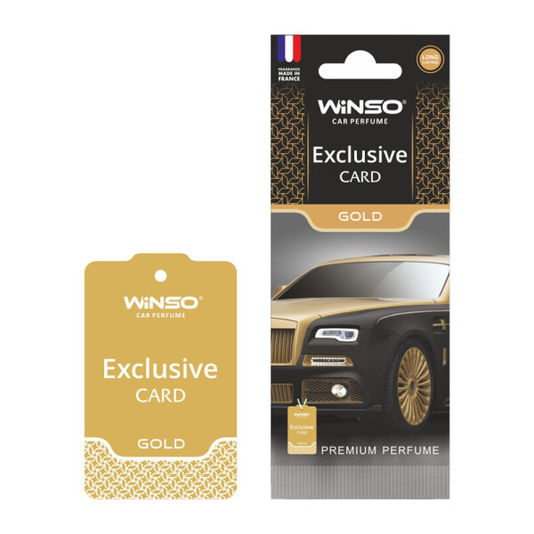 

Ароматизатор Winso Card Exclusive Gold
