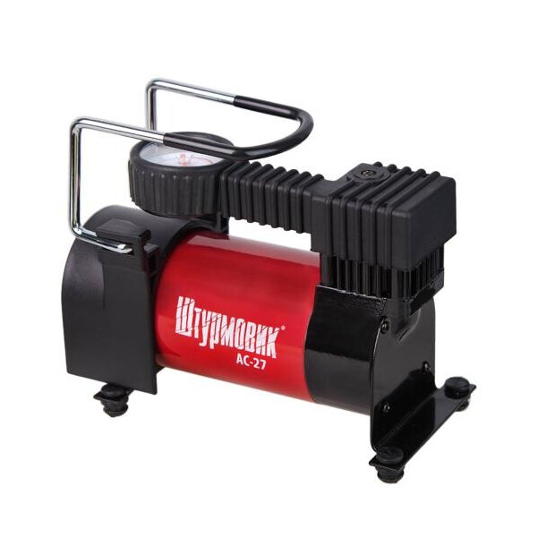 

Компрессор "Штурмовик" AC-27 100psi / 12Amp / 35л / прикуриватель