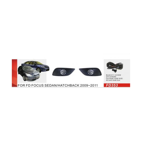

Фары доп. модель Ford Focus Sedan 2009-11 / FD-353-W