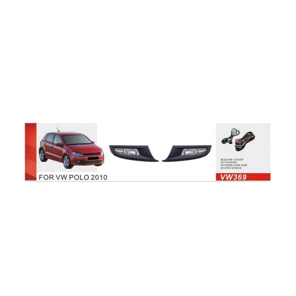 

Фары доп. модель VW Polo 2010-14 / VW-369W / H8-35W / eл.проводка