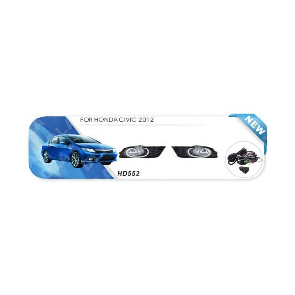 

Фары доп. модель Honda Civic / 2012-14 / HD-552-W / эл.проводку
