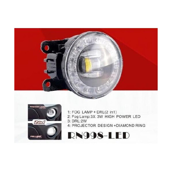 

Фары доп. модель Renault / HD / NS / MB / SZ Cars / RN-998-LED / 2в1 / эл.проводку