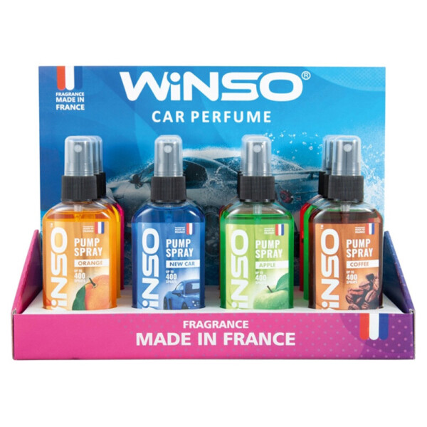 

Ароматизатор Winso Pump Spray MIX №1, 75ml, 12шт