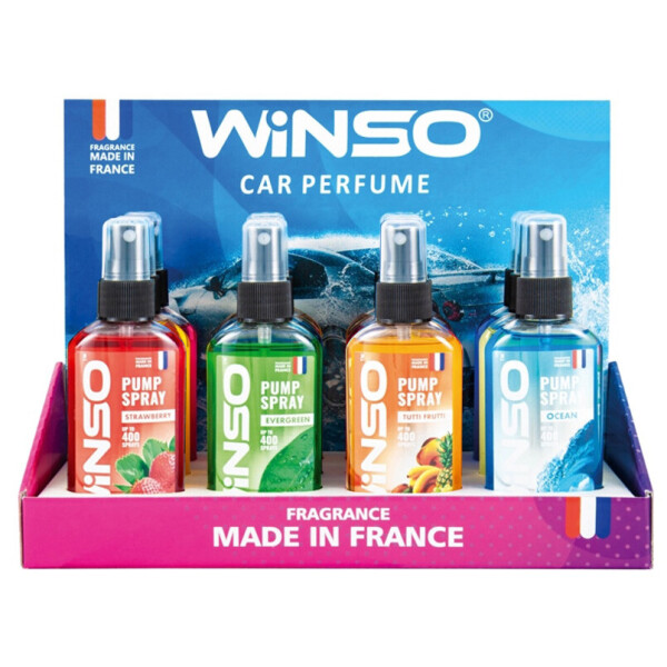 

Ароматизатор Winso Pump Spray MIX №3, 75ml, 12шт