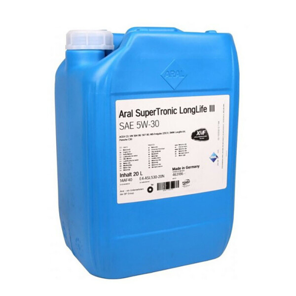 

Моторное масло Aral Super Tronic LongLife III 5w-30 20L