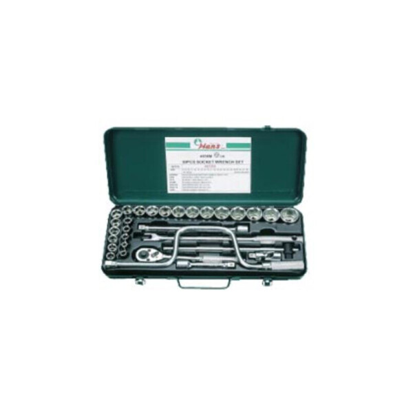 

Набор головок Hans 1/2 "шестигранных (8-17,19,22,24,27,30,32), 30шт