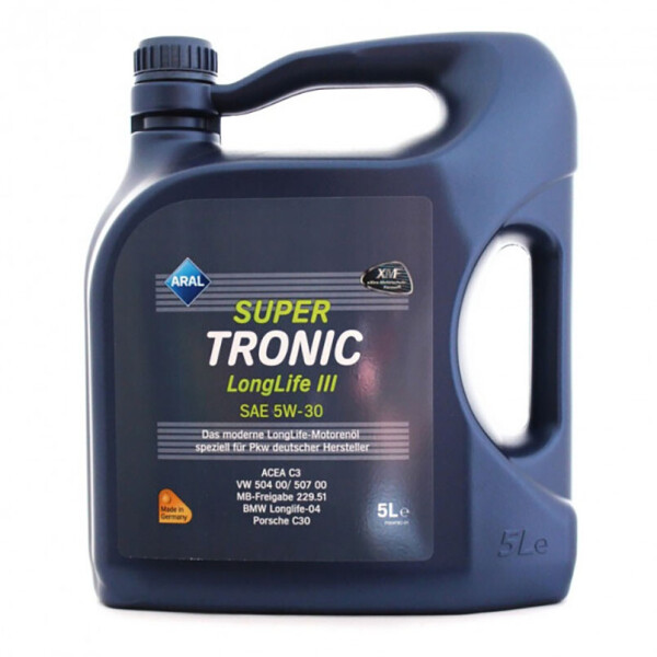 

Моторное масло Aral Super Tronic LongLife III 5w-30 5L