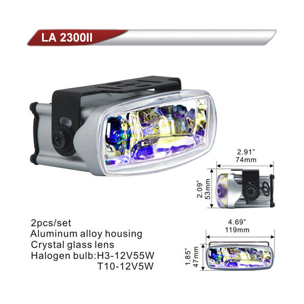 

Фара дополнительная DLAA 2300II-RY / H3 + T10-12V-55W / 119 * 47mm