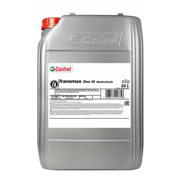 

Трансмісійне масло Castrol Transmax Dex III Multivehicle 20L