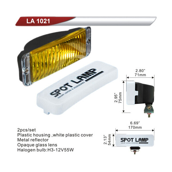 

Автофара DLAA 1021 Y/H3-12V-55W/170 * 54mm/крышка