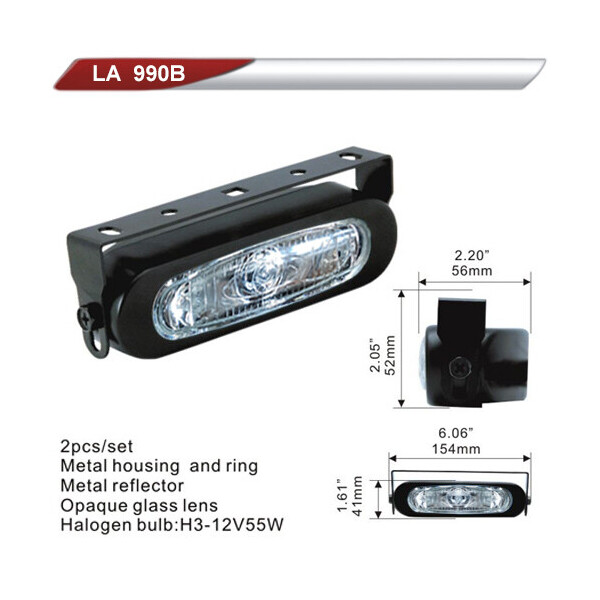 

Автофара DLAA 990B-W/H3-12V-55W/154 * 41mm