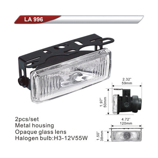 

Автофара DLAA 996-W/H3-12V-55W/120 * 38mm