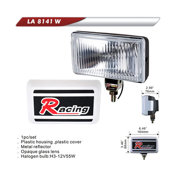 

Автофара DLAA 8141-W/H3-12V-55W/164 * 88mm/крышка