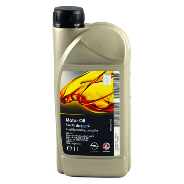 

Моторное масло GM Dexos 2 5w-30 1L