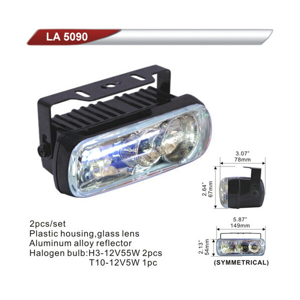 

Фара дополнительная DLAA 5090-RY / 2хH3-12V-55W / 149 * 54mm