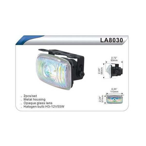 

Автофара DLAA 8030-BL/H3-12V-55W/113 * 57mm