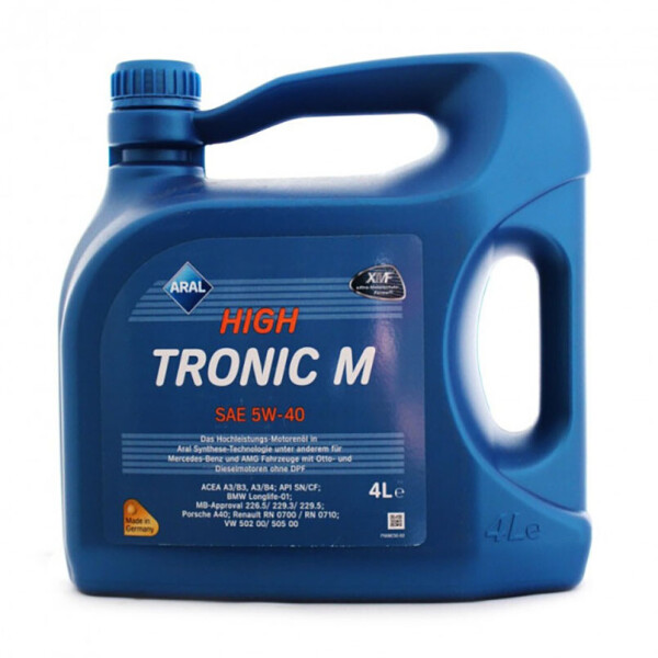 

Моторное масло Aral High Tronic M 5w-40 4L