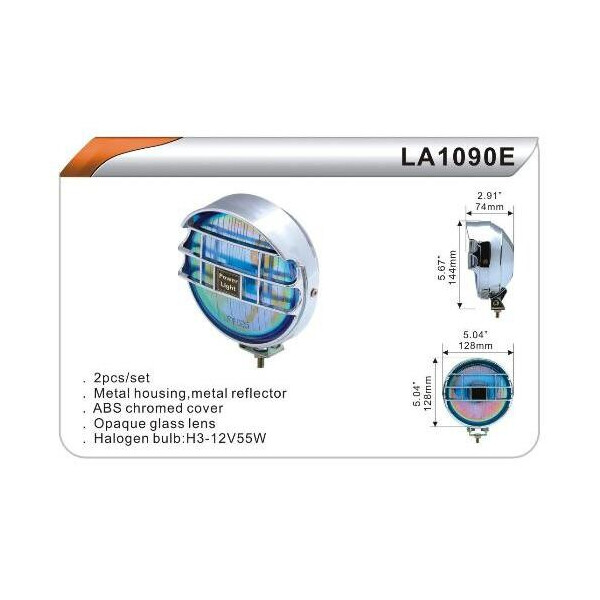 

Фара дополнительная DLAA 1090E-RY хром / H3-12V-55W / D = 128mm