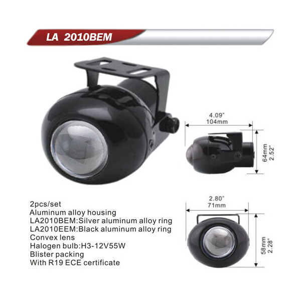 

Фара дополнительная DLAA 2010BEM-W / H3-12V-55W / 71 * 58mm