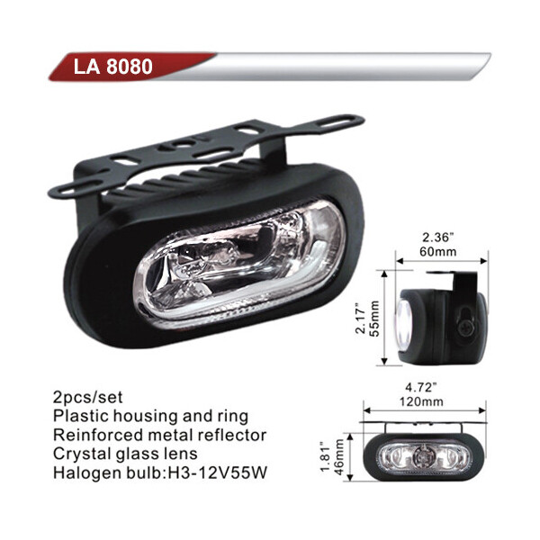 

Фара дополнительная DLAA 8080-W / H3-12V-55W / 120 * 46mm
