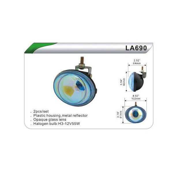 

Автофара DLAA 690-RY/H3-12V-55W/102 * 81mm
