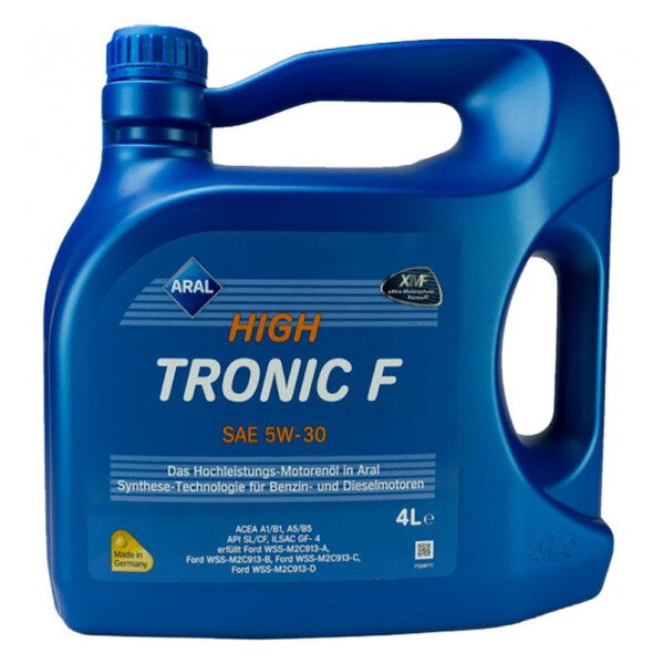 

Моторное масло Aral High Tronic F 5w-30 4L