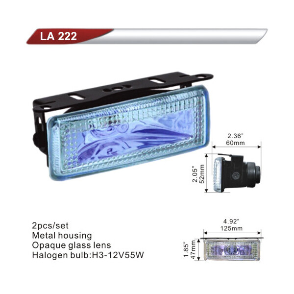 

Автофара DLAA 222-RY/H3-12V-55W/125 * 47mm