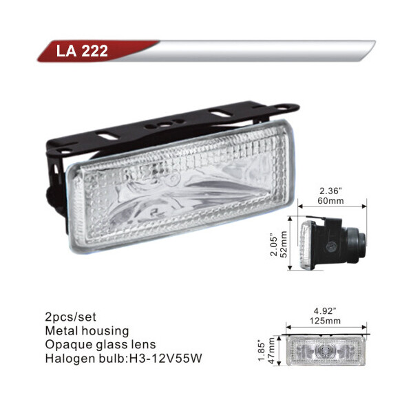 

Автофара DLAA 222-W/H3-12V-55W/125 * 47mm