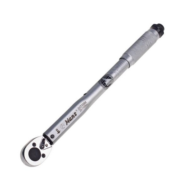 

Динамометрический ключ 3/8 'DR 19-110HM, 365мм, 820гр. (3171Nm) HANS