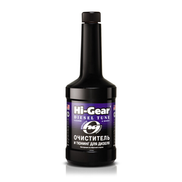 

Hi-Gear Синтетический очиститель форсунок и тюнинг для дизеля (на 80-100л) 473мл
