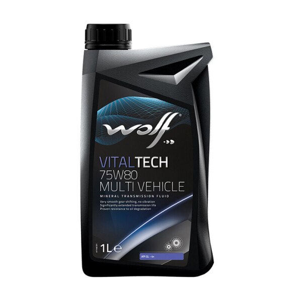 

Трансмісійне масло Wolf Vital Tech MULTI VEHICLE 75w-80 1L