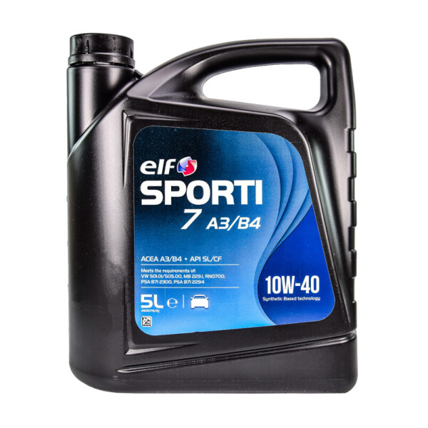 

Моторное масло Elf SPORTI 7 A3/B4 10w-40 5L