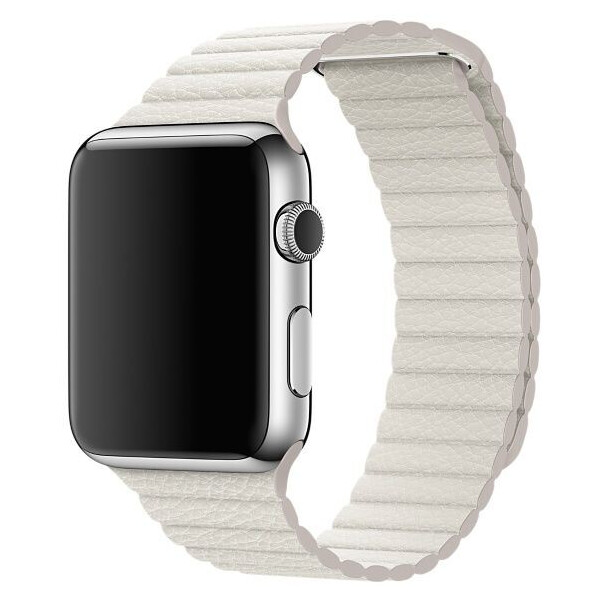 

Ремешок Leather Loop Bracelet для Apple Watch 42mm/44mm White
