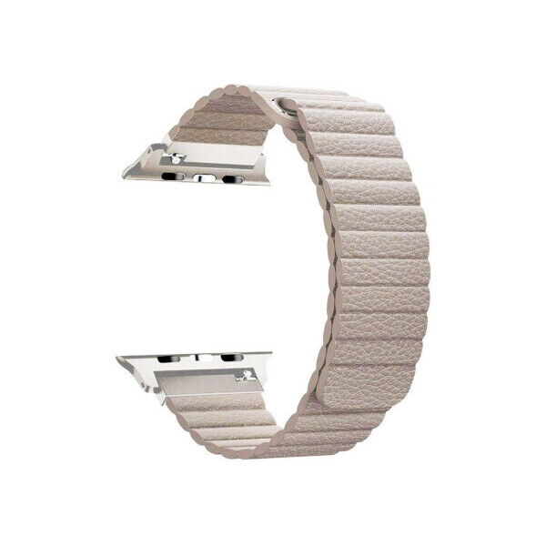 

Ремешок Leather Loop Bracelet для Apple Watch 42mm/44mm Beige