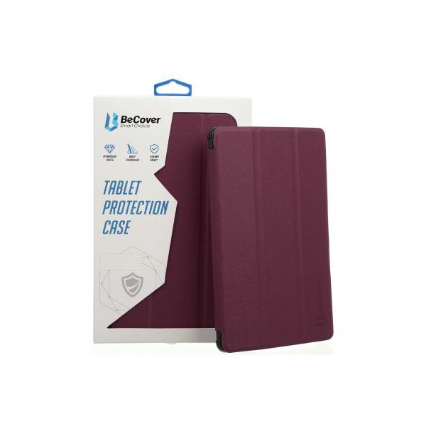 

Чехол для планшета BeCover Smart Case Lenovo Tab M10 Plus TB-X606F Red Wine (705219) (705219)