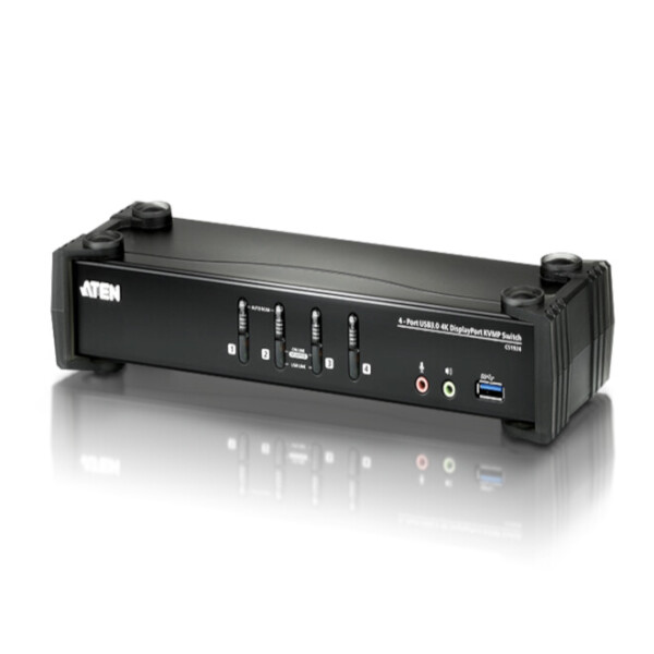 

CS1924-AT-GCS1924-AT-G 4-портовый DisplayPort KVMP™ переключатель с USB 3.0