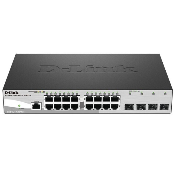 

Коммутатор D-Link DGS-1210-20/ME/A 16x1GE, 4xSFP, WebSmart