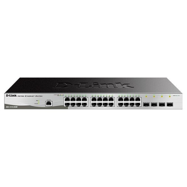 

Коммутатор D-Link DGS-1210-28/ME/P/B 24x1G, 4xSFP