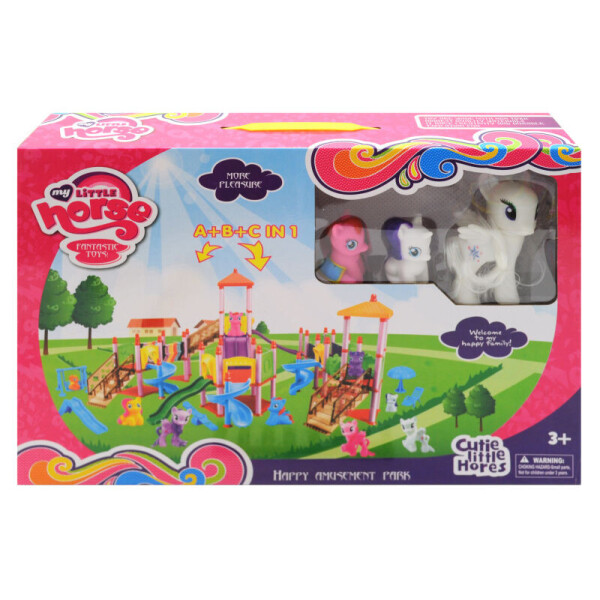 

Железная дорога с героями «My little horse» на батарейках (мНас0676)