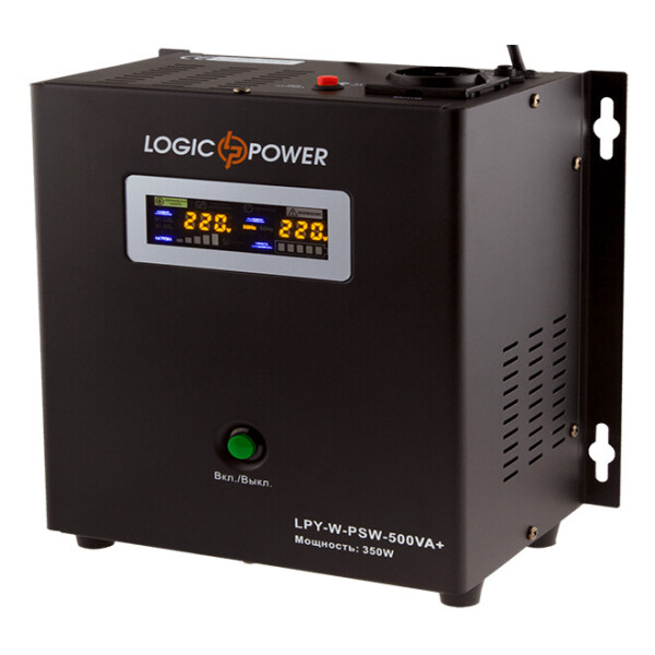 

Источники бесперебойного питания (ИБП) Logicpower LPY-W-PSW-500VA+(350Вт)5A/10A с правильной синусоидой 12В