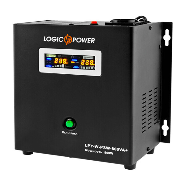 

Источники бесперебойного питания (ИБП) Logicpower LPY-W-PSW-800VA+(560Вт)5A/15A с правильной синусоидой 12В