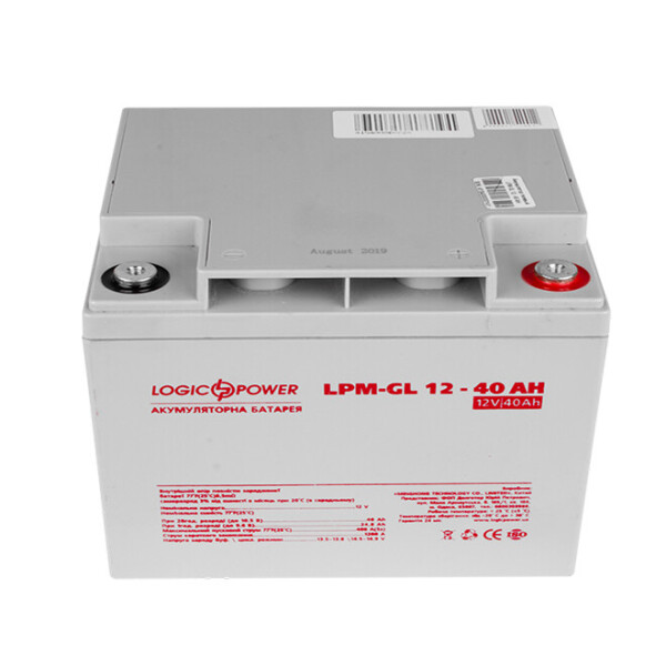 

Аккумулятор гелевый LPM-GL 12 – 40 AH