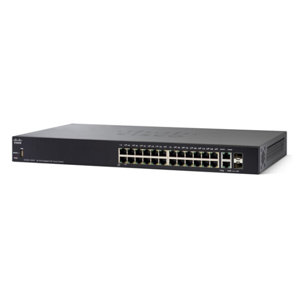 

Коммутатор Cisco SB SG250-26HP 26-port Gigabit PoE Switch