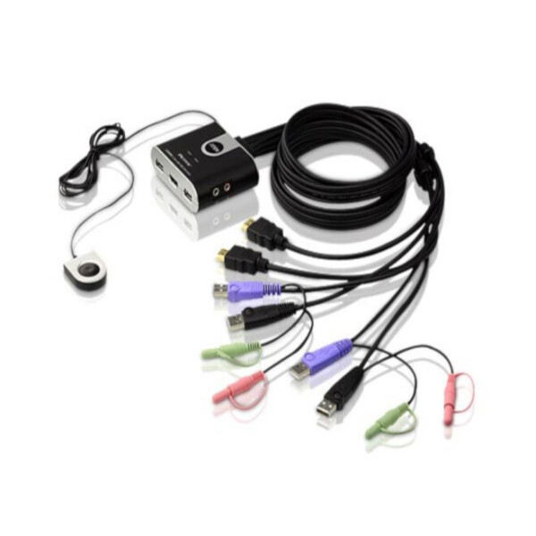 

CS692 2-портовый KVM-переключатель аудио-видео USB HDMI