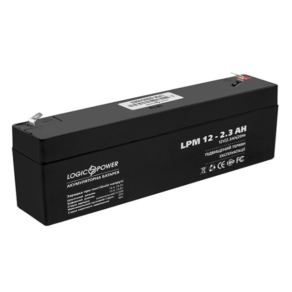 

Аккумулятор AGM LPM 12 – 2.3 AH
