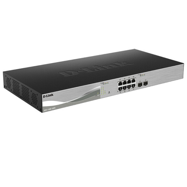 

Коммутатор D-Link DXS-1100-10TS 8x10GBaseT, 2x10GBaseX SFP+ EasySmart