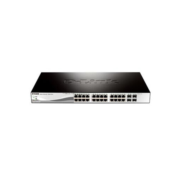 

Коммутатор D-Link DGS-1210-28P 24port 1GE PoE, 4x1GE/SFP, PoE-бюджет 193W, WebSmart