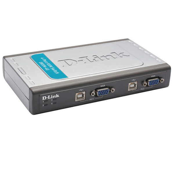

KVM-переключатель D-Link DKVM-4U 4port, w/USB