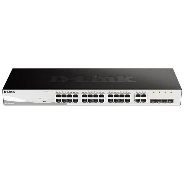 

Коммутатор D-Link DGS-1210-28 24port Gbit, 4SFP, Smart